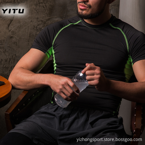 Moisture Wicking Dry Fit T-shirt Tight Grey